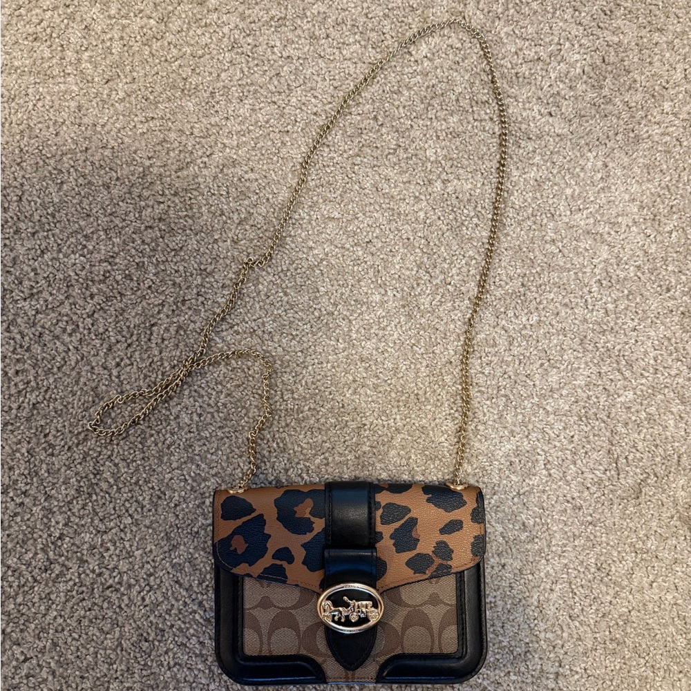 Coach Leopard Crossbody Bag